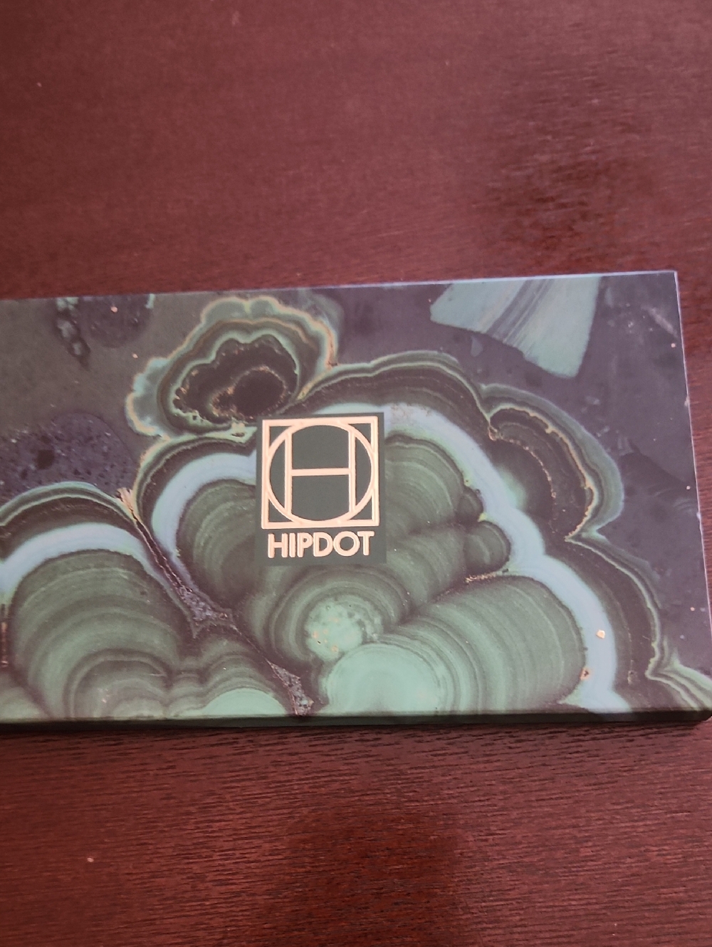 HipDot Green Marble Eyeshadow Palette - Multi-Green Shades